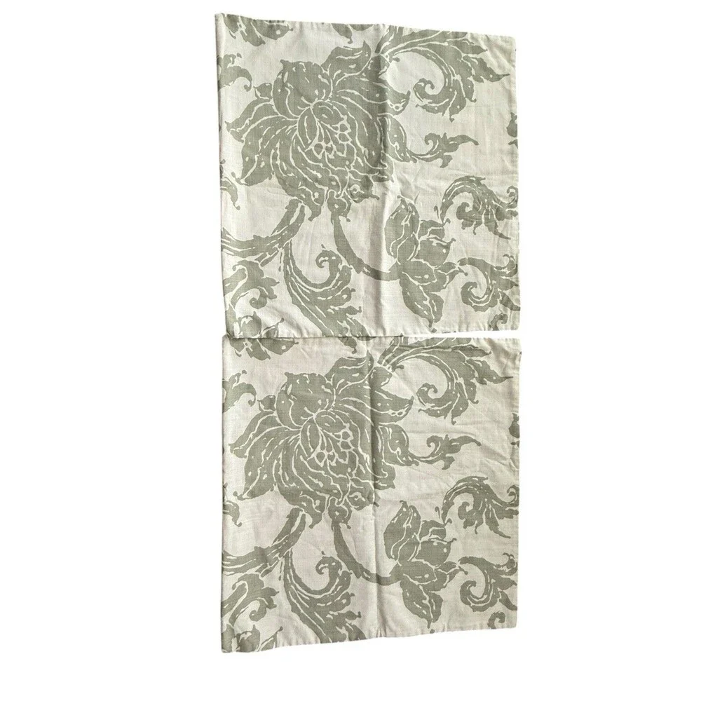 NWT Set Of 2 Pottery Barn Loretta Floral Pillow Cover 22”x22”